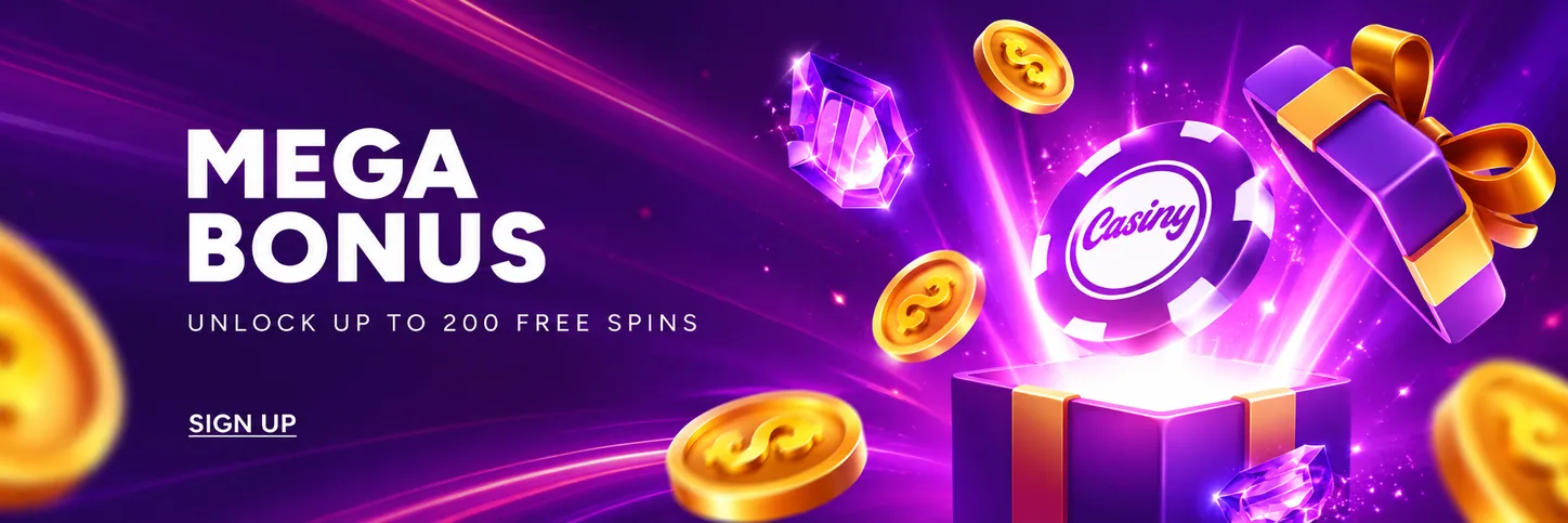 Casiny Casino promotional banner