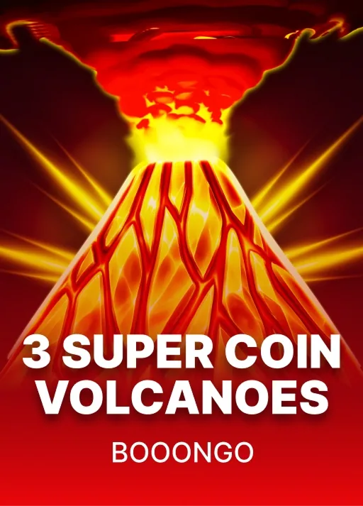 3 Super Coin Volcanoes pokie at Casiny Casino